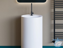 Раковина напольная 45 см Salini Armonia Top 201 (материал sapirit, белый глянцевый)