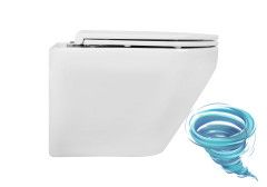 Унитаз подвесной безободковый Aquatek Лея AQ1199T-00 с сиденьем Soft Close (микролифт)