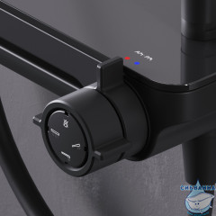 Душевая система AM.PM Like 220 1 режим F0780722 (чёрный матовый)