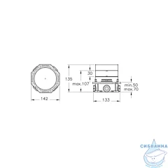 Душевая система Vitra Suit A49308EXP 220 1 режим (хром)