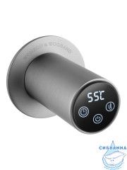 Полотенцесушитель электрический  Wonzon&Woghand Dortmund 58х71 WW-A364-BR (с возможностью скрытого подключения, подключение универсальное) (никель)