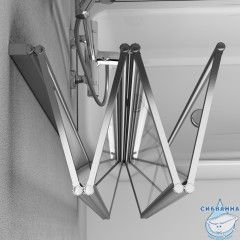 Шторка для ванны Am.Pm Like W80BS-100-140CT 80х140