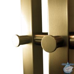 Полотенцесушитель электрический Calypso Deimos 3 15х120 (брашированное золото)