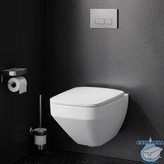 Унитаз подвесной безободковый AM.PM  Inspire 2.0 FlashClean (с сиденьем Soft Close (микролифт) C50A1700SC