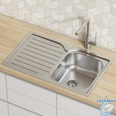 Кухонная мойка Iddis  Strit S STR78SDi77S сатин