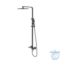 Смеситель с верхним душем, черный, Bild, IDDIS, BILBL1Fi06