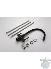 Смеситель кухни Frap F4396-5 (черный матовый)