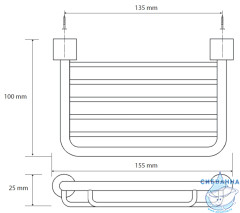 Полочка Bemeta Cytro 146208132