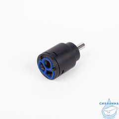 Картридж для смесителя, керамика, 25 мм, без ножек, металлический шток, IDDIS, 999C25D3SM