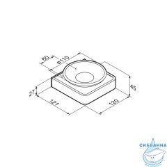 Мыльница Damixa Jupiter DA7734200