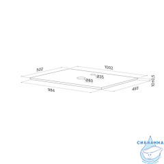 Столешница Iddis Optima Home 100 см OPH10W0i89 cветлый бетон
