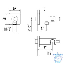 Шланговое подсоединение Lemark LM3785MW