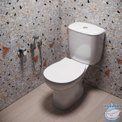 Смеситель Paini Arona ARCR690/574 с гигиеническим душем (хром)