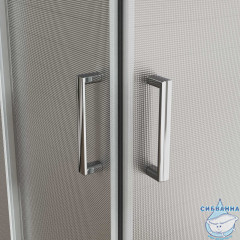 Душевое ограждение Vincea Сити 100x80 профиль хром, стекло текстурное VSS-5CT8010MT