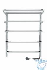 Полотенцесушитель электрический Indigo Hit с полкой П4 50х60 хром (с возможностью скрытого подключения, подключение R/L)