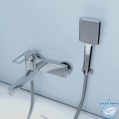 Смеситель для ванны, Slide, IDDIS, SLISB00i02WA