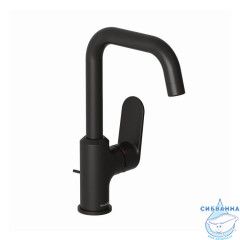  Смеситель для раковины Kludi X-1 320273975 (черный матовый)