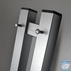 Полотенцесушитель электрический Indigo Style PRO (с таймером) 10х120 графит  (с возможностью скрытого подключения, подключение R/L)