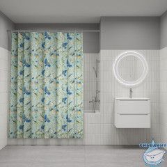 Штора для ванной, 200x180 см, Полиэстер, IDDIS, BP03P18i11