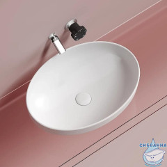  Раковина на столешницу 50 см Ceramicanova Element CN6056MW (белый матовый)