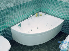 Акриловая ванна Тритон Кайли 150х100 левая с каркасом