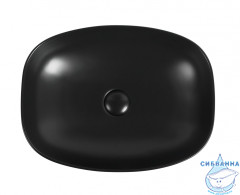 Раковина на столешницу 50 см Aquanet Fine 273682 (черный)