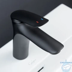 Смеситель для раковины Calypso CS1087-6 (черный матовый)