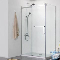 Душевое ограждение Azario Vancouver 120x100 AZ-NKF1131L 1000 профиль серебро, стекло прозрачное (без поддона)