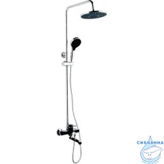 Душевая система Frap F2442 230 1 режим (хром/черный)