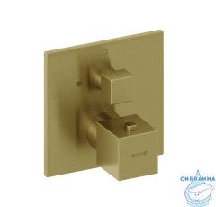 Встраиваемый смеситель для душа Kludi Decus 54885N075 (брашированное золото)