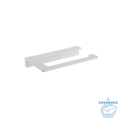 Держатель для туалетной бумаги без крышки, сплав металлов, Slide, белый матовый, IDDIS, SLIWT00i43