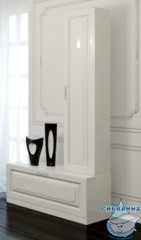 Тумба Aqwella 5 Stars Empire 100 белый глянец с раковиной Infinity 100