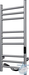 Полотенцесушитель электрический Indigo Line Trinity П9 (с таймером) 30х70 графит (с возможностью скрытого подключения, подключение R/L)