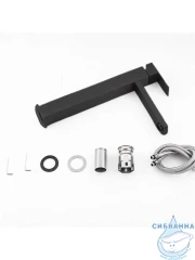 Смеситель для раковины Frap F10802-62 (черный матовый)