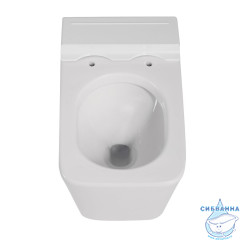 Унитаз подвесной импульсный Abber Rechteck AC1202P с сиденьем Soft Close (микролифт) (белый)