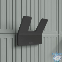 Крючок двойной, сплав металлов, Slide, графит, IDDIS, SLIGM20i41