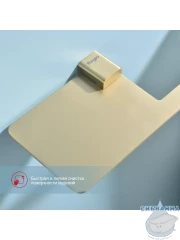 Держатель туалетной бумаги Raglo R301.03.03 (сатин золотой)