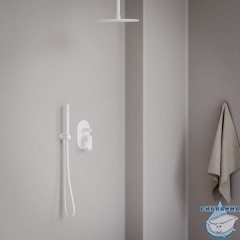 Встраиваемый смеситель для ванны Ravak Eleganta X070261 (белый матовый)