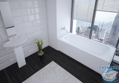 Акриловая ванна Aquatek Ника 170х75 с каркасом