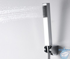 Ручной душ WasserKRAFT 1 режим A106 (хром)