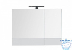 Зеркало-шкаф Aquanet Верона 90 белый 172339