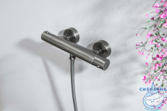 Смеситель для душа Aquatek Европа AQ1363BGM (оружейная сталь)