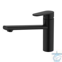 Смеситель для кухни Aquatek Ника AQ1880MB (черный матовый)