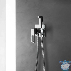 Встраиваемый смеситель с гигиеническим душем Gappo G7218 (хром)