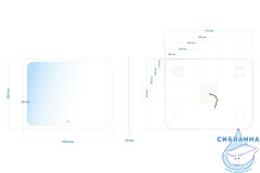Зеркало ABBER See 100 AG6109SL-1.0