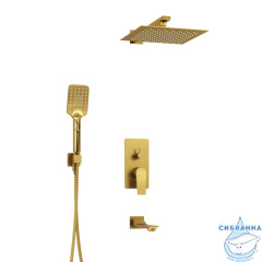 Душевая система Wasserkraft 250 1 режим A175571 (матовое золото)