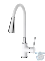 Смеситель кухни Frap F4044-8 (белый/хром)