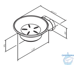 Мыльница AM.PM Sense A7434200