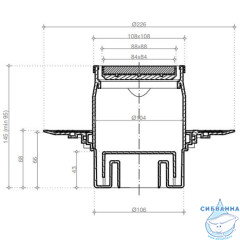 Дренажный трап для душа Pestan Confluo Standard 13000112