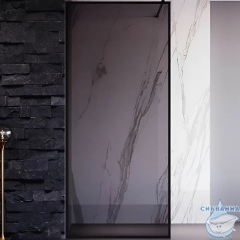 Walk-in Veconi Korato 70 профиль черный, стекло тонированное KR81BT-70-05-C4